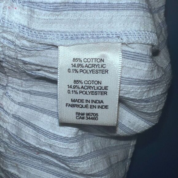 Rebecca Taylor Sleeveless Stripe Cotton Tank Dress Size 4 Retail $295 - Picture 9 of 9